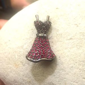 Swarovski Crystal Dress Brooch